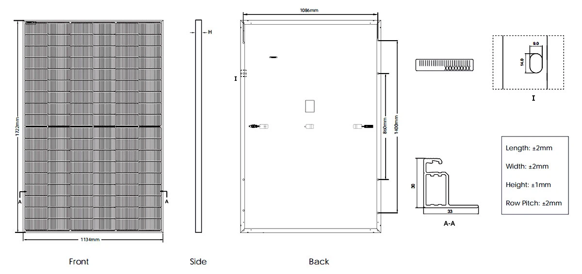 jinko 400w solar panel size jinko 400w solar panel size